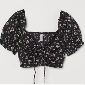 Floral top/skirt set